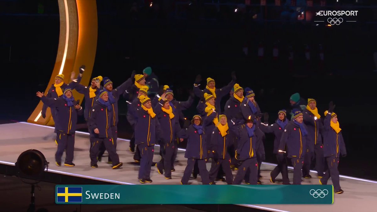 Sverige gör entré på OS-invigningen! 🇸🇪 📲 Streama hela OS i Milano Cortina 2026 på HBO Max och se det bästa på Eurosport 1.
