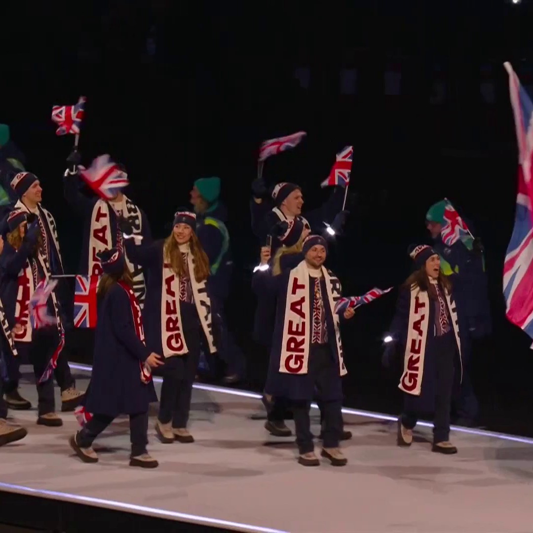 Lead out by Lilah Fear and Brad Hall, Team GB’s 2026 Winter Olympics begin! 🤩