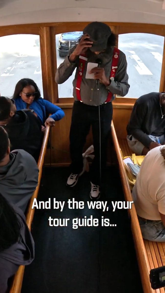 We had Jerry Rice go undercover as tour guide โBrick Reynoldsโ with some Pro Bowlers ๐