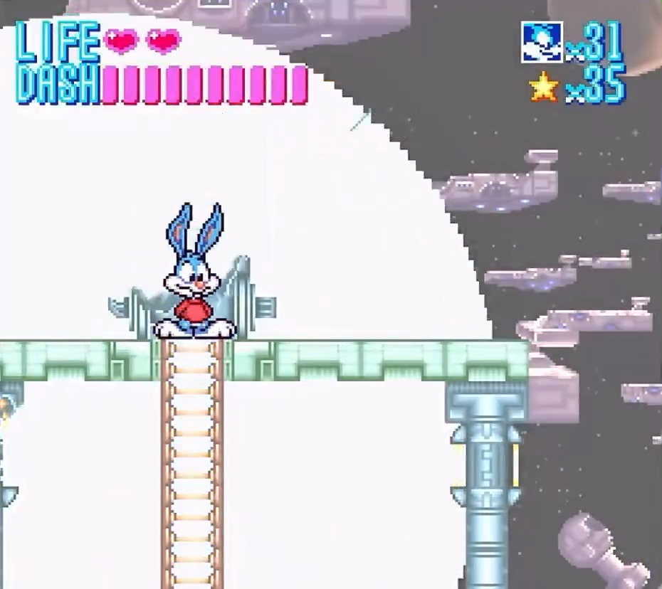 Tiny Toon Adventures: Buster Busts Loose Super Nintendo Konami (1993)