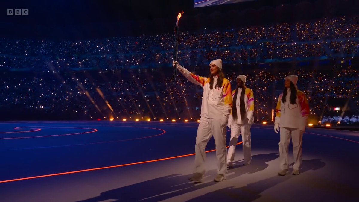 Goosebumps. Andrea Bocelli sang at the Winter Olympics opening ceremony as the flame was handed over. #MilanoCortina2026