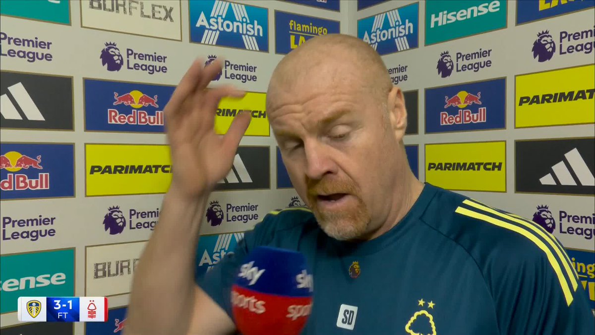 "It's an AWFUL goal!" Sean Dyche reveals his message to the dressing room after Nottingham Forest's defeat ๐ณ