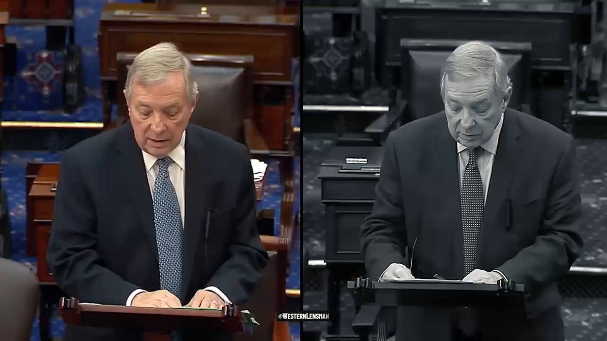 Dick Durbin, Sep 2025: Trump is on a crusade to weaponize the government against his political enemies. Dick Durbin, Feb 2026: When a Democrat succeeds Trump, a Democrat DOJ will criminally prosecute our political enemies in the Trump administration.