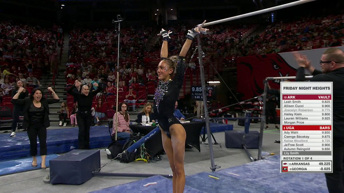 LILY. SMITH. 👏 What a routine from the junior 💥 Georgia Gymnastics