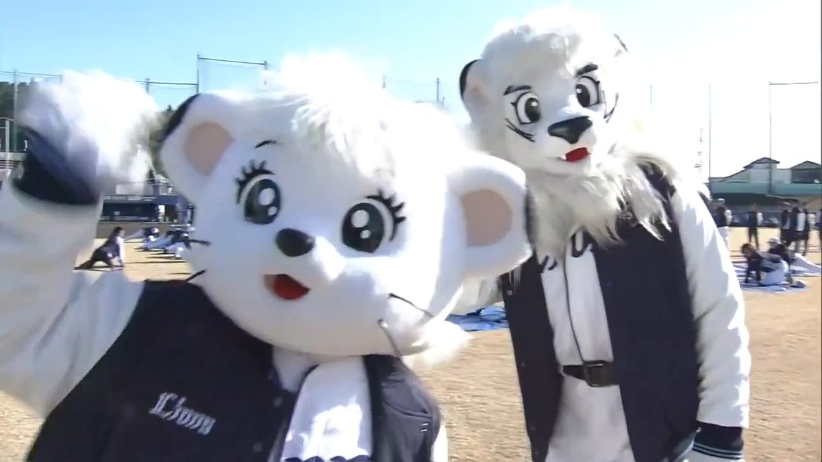 朝からカメラ目線👀 #レオ #ライナ #隅田知一郎 #seibulions 👇ライブ配信はこちら