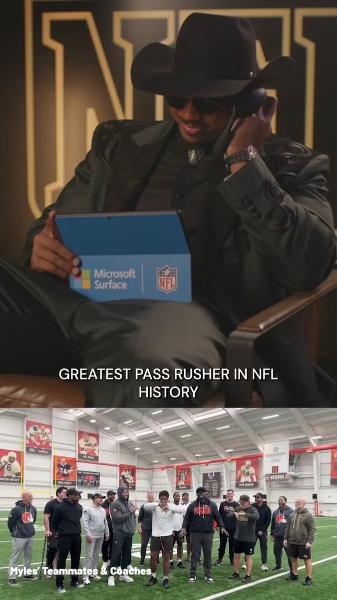 Myles Garrett's teammates and coaches shouted him out after he won DPOY 🙌 @flash_garrett | Cleveland Browns