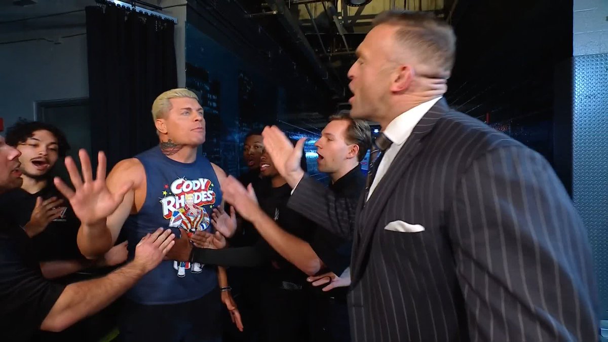 .Nick Aldis is standing on business! 👏