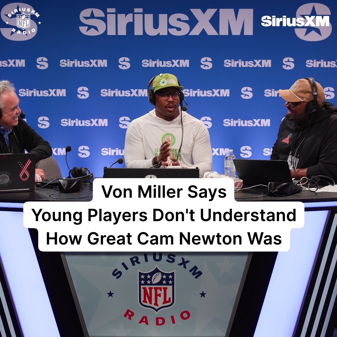 Von Miller says the young guys really don’t get it 🤷🏾♂️🐐 Cam Newton wasn’t just good - he was "superman." The Commanders linebacker explained how his game was improved by the QB. Hear more here: