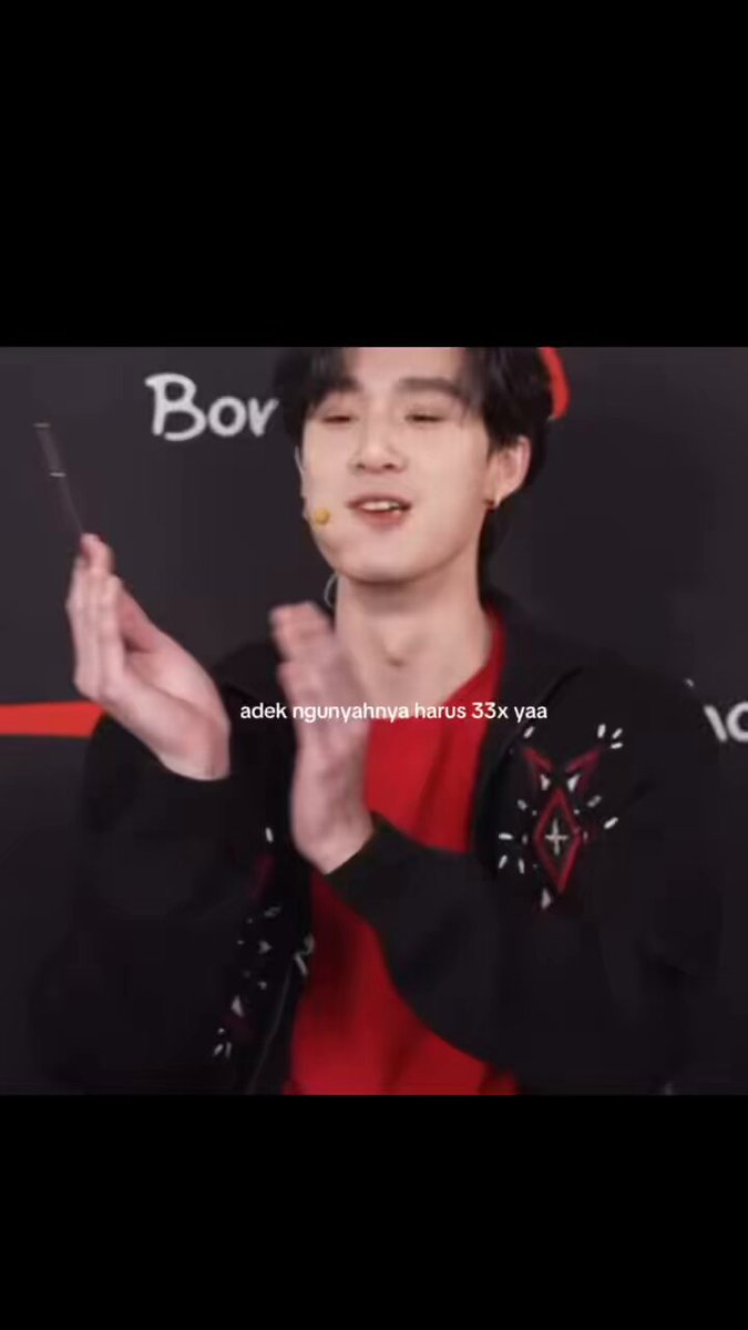 “stop babying your bias” my bias btw👇🏻👇🏻 #BonchonRamyunxDewTee #dewtee #ดิวธี