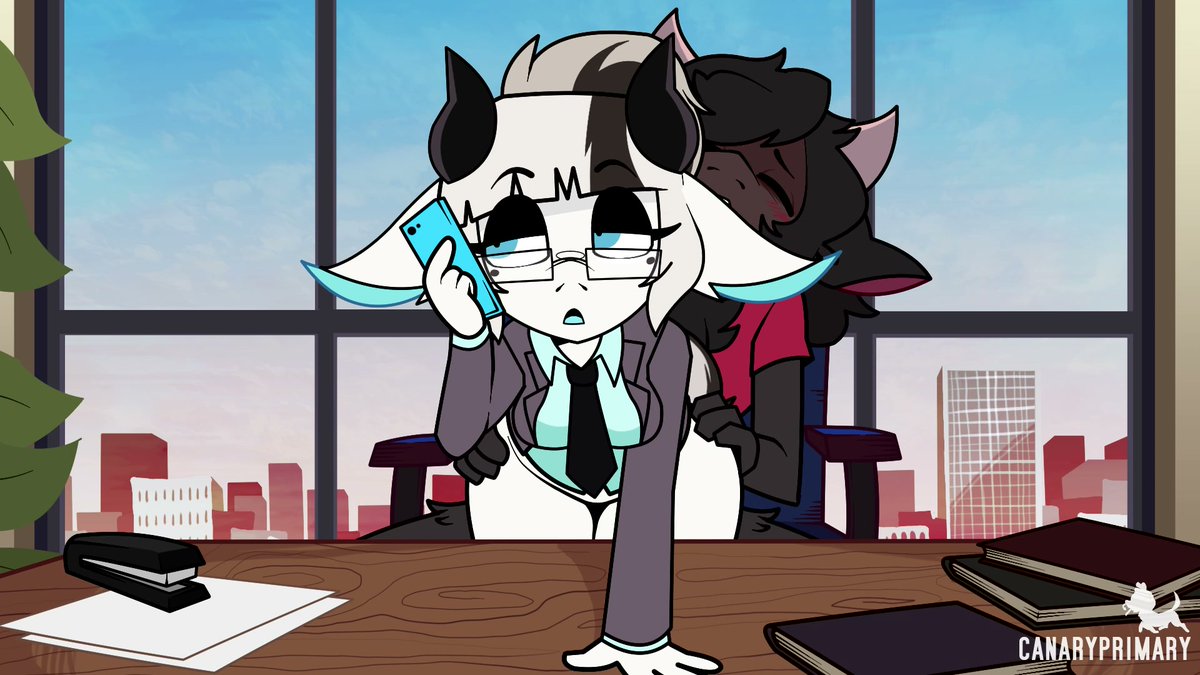 Mallory the secretary's efficient ride! [CanaryPrimary] Furry office reverse cowgirl: bouncing butt creampie, pussy juice &amp; sweaty heat 1080p casual fun! 🐾🍑💦 Full uncut here 👇 #Rule34 #Furry #Secretary #Creampie #NSFW #ReverseCowgirl #CanaryPrimary