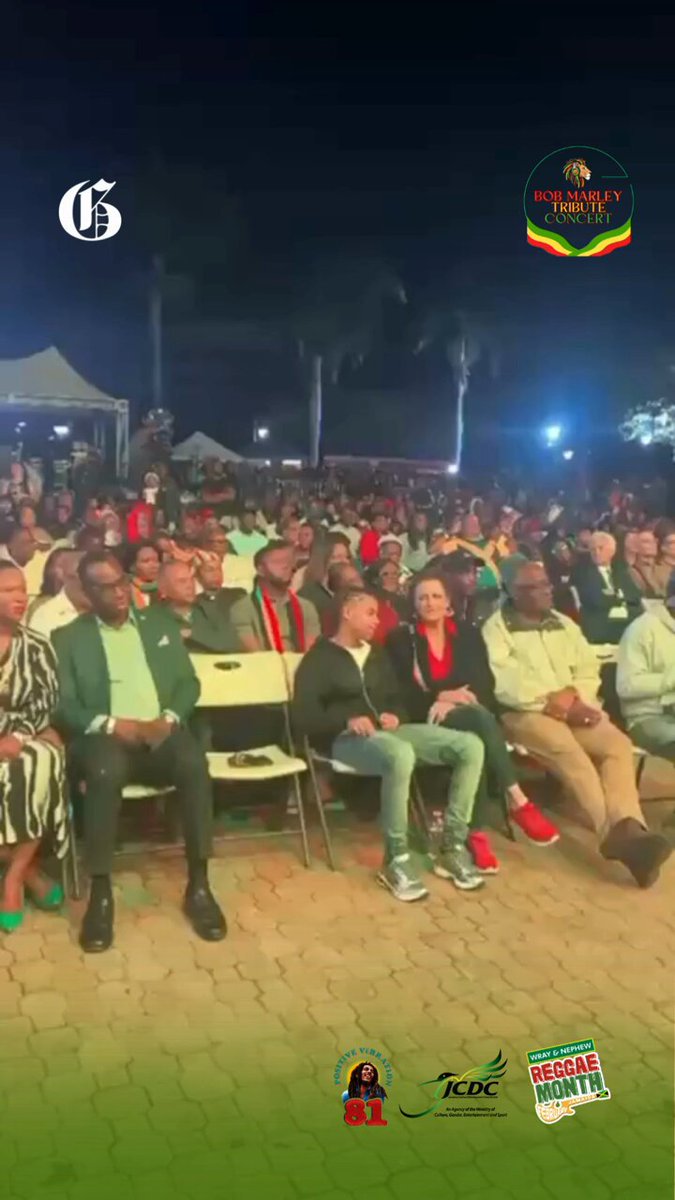 Let's see if you have a good eye. Tell us who you spot in the audience at the Bob Marley Tribute Concert at Emancipation Park in St Andrew. #BobMarley #BobTributeConcert #ReggaeMonth