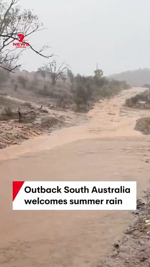 Heavy rains are soaking South Australia’s outback, bringing the state's north its biggest rainfall in months. More than 30mm has fallen at Arkaroola with the Wywhyana Creek flowing. Send your weather videos and photos to 7NEWS Adelaide: