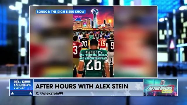Alex Predicts Super Bowl Winner With a Graphic Design “What If I Told You That the Winner Was Already Determined?” Alex Stein #99 After Hours with Alex Stein #99