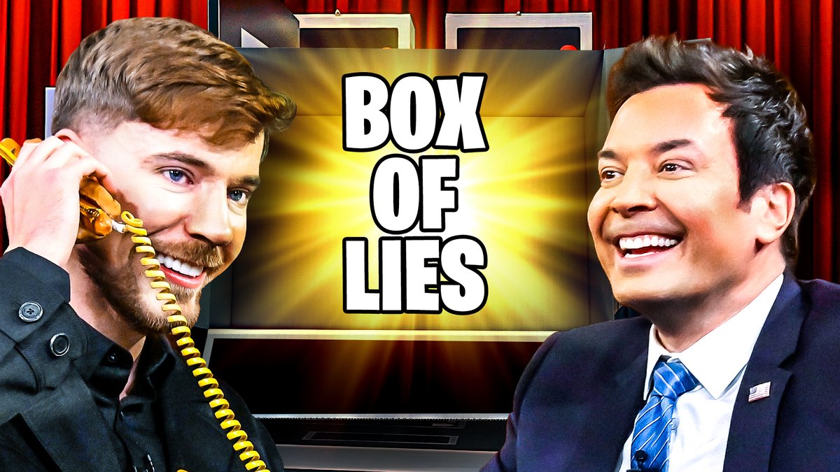 .MrBeast shocks the audience with $1,000 each and Drew Barrymore during Box of Lies! #FallonTonight