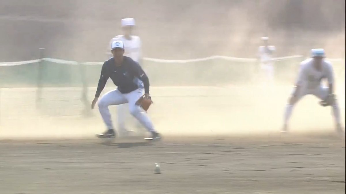 砂嵐なんて何のその！🌪️ 埼玉西武 #石井一成 選手 #外崎修汰 選手が好プレー連発👏 #seibulions 👇ライブ配信はこちら