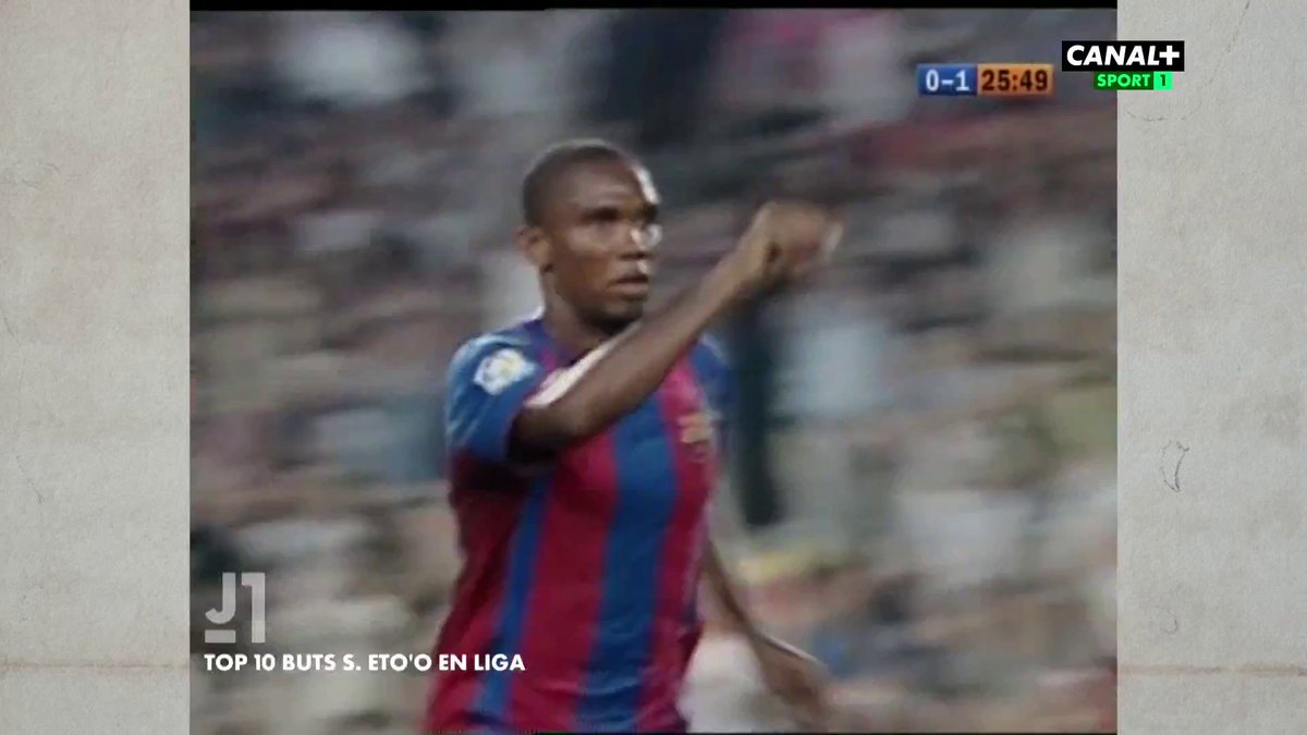 #Jmoins1 🟢 : Les 10 plus beaux buts de Samuel Eto'o 🇨🇲 en #Liga 🤩