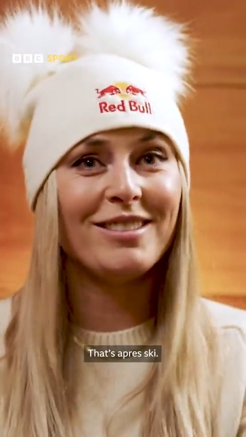 Pro skier 🤝 pro at apres ski ⛷️🥳 Lindsey Vonn takes on quickfire questions... #WinterOlympics