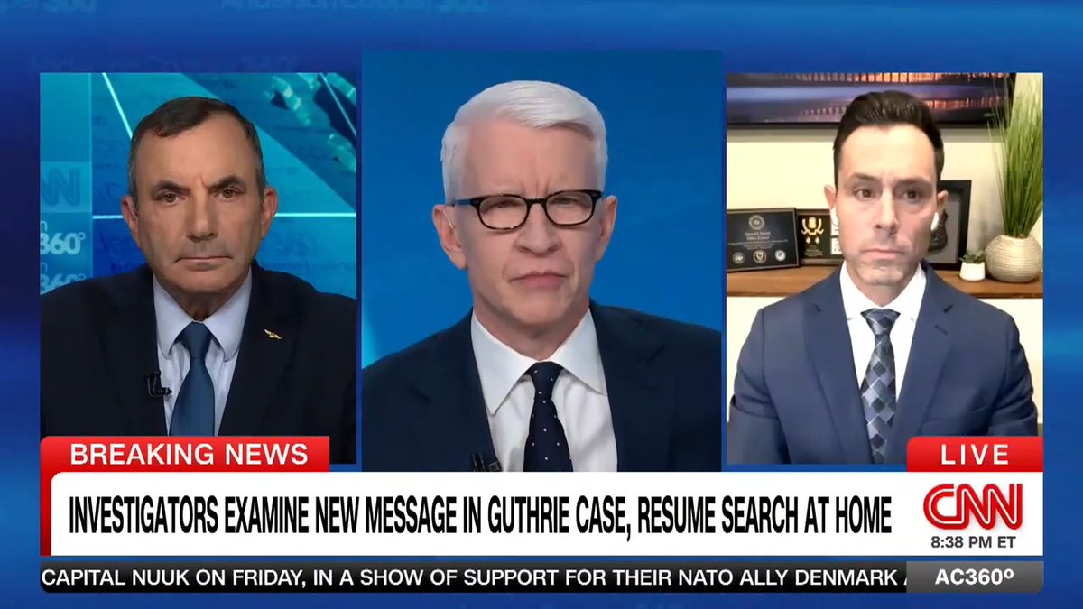 Officials are probing the authenticity of a new message sent to a local TV station about Nancy Guthrie. "If they want to go through the TV station, that's fine - as long as you get this line of communication," says former FBI Special Agent and crisis negotiator Richard Kolko.