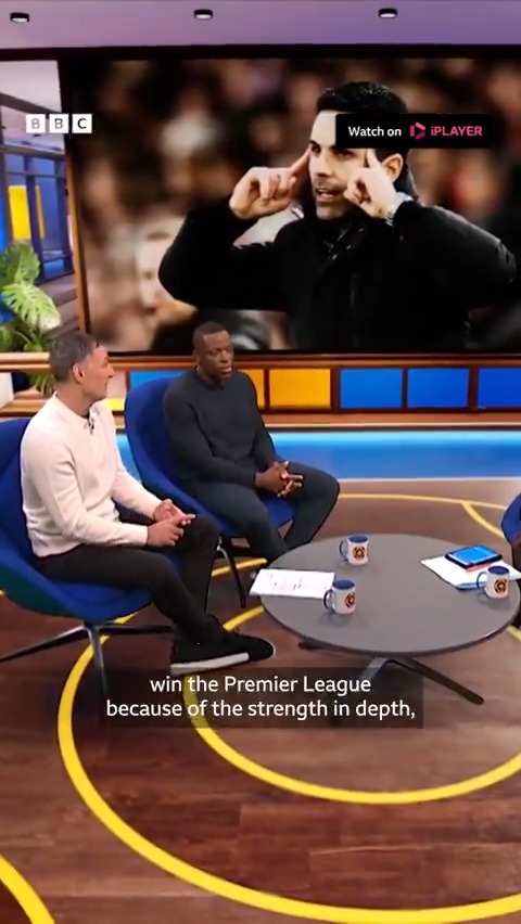 "Everybody I know thinks Arsenal are going to win the Premier League" 🔝🏆 Agree?