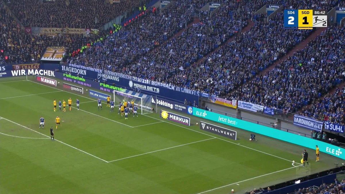 Dresden holt hier tatsächlich noch einen Punkt! 😱 ➡️Die 2. Bundesliga live auf Sky. #sky2bundesliga
