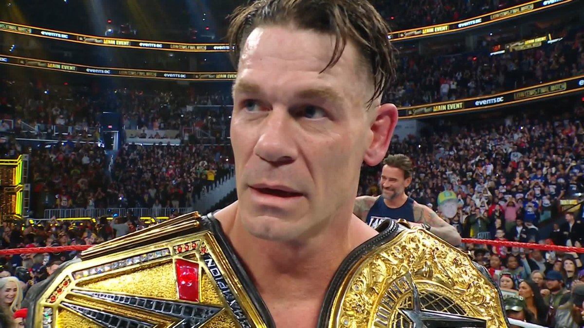 Cody and Punk giving Cena their titles as a sign of respect just like Cena and Batista did to Hogan in 2005. Also Cena's face the moment he realized that he's officially retired 💔