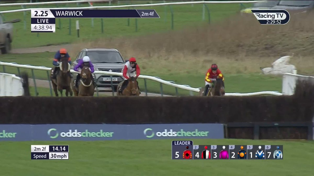 Guard Your Dreams bolts up in the £35,000 Unibet Racing Middle Distance Series Veterans' Handicap Chase under Toby McCain-Mitchell for the Nigel and Willy Twiston-Davies team
