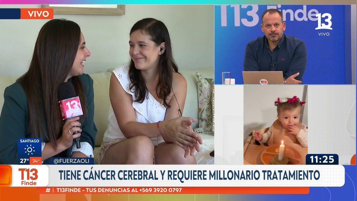 Tiene cáncer cerebral y requiere millonario tratamiento EN VIVO #T13Finde »
