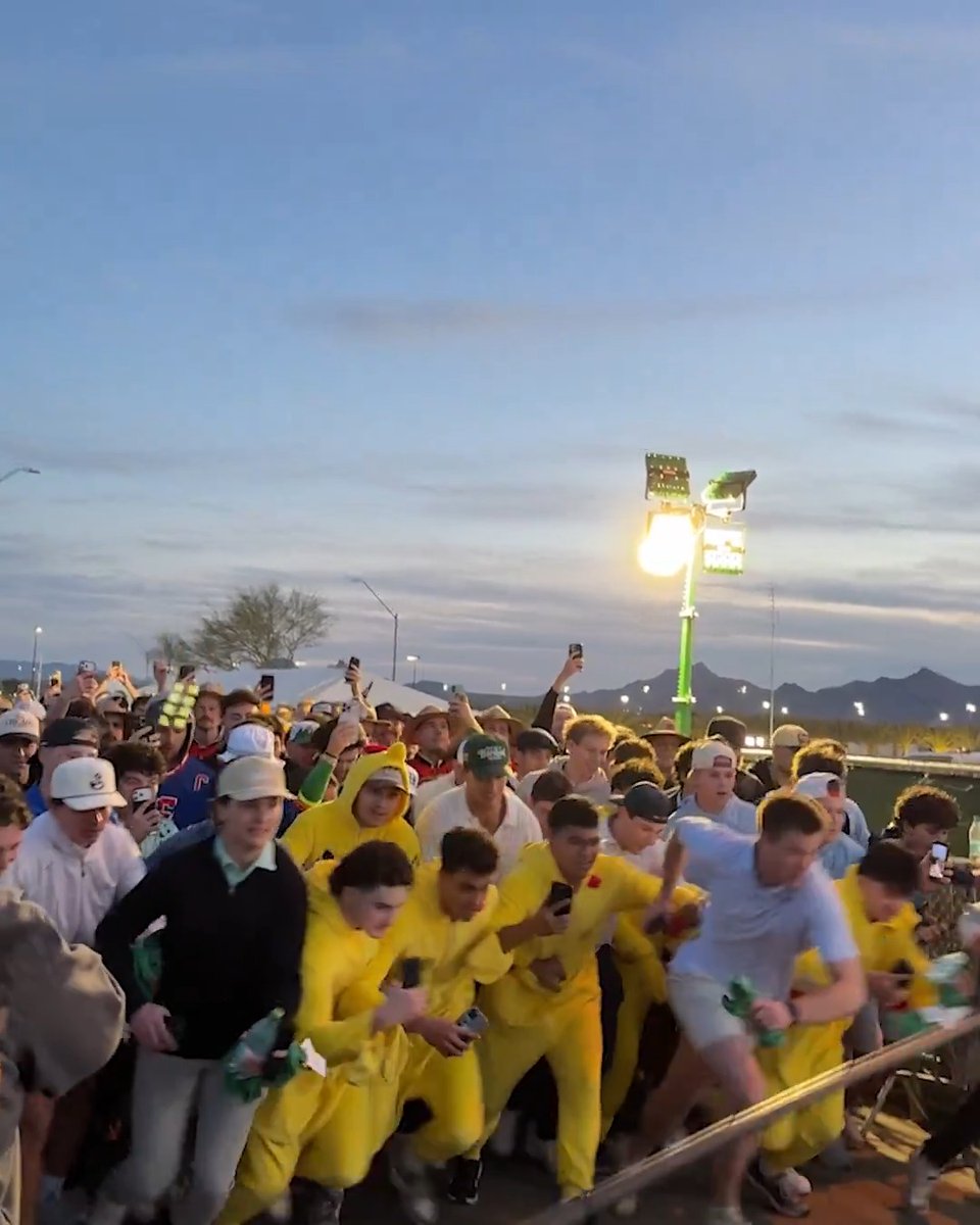 The greatest race in golf 🏃 Welcome to the Breakfast Club, WM Phoenix Open.
