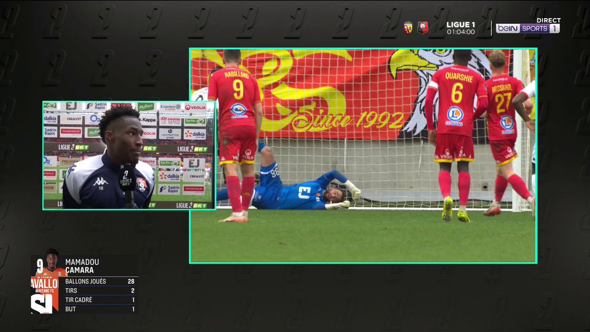 [📺 LIVE] 🇫🇷 #Ligue2BKT ⭐ Mamadou Camara est à notre micro après le match nul de Laval sur la pelouse du Mans ! #LMFCLAVAL #beINLIGUE2