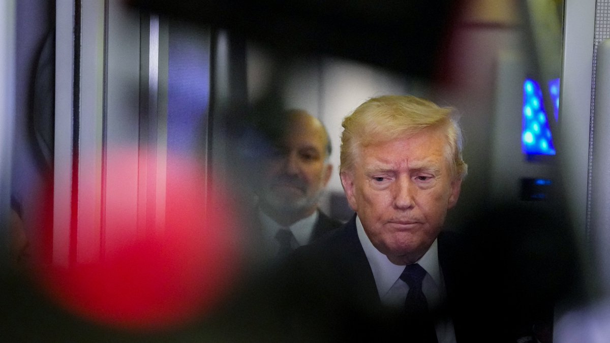"No, I didn't make a mistake." President Donald Trump declined to apologize for sharing a video depicting former President Barack Obama and first lady Michelle Obama as apes.