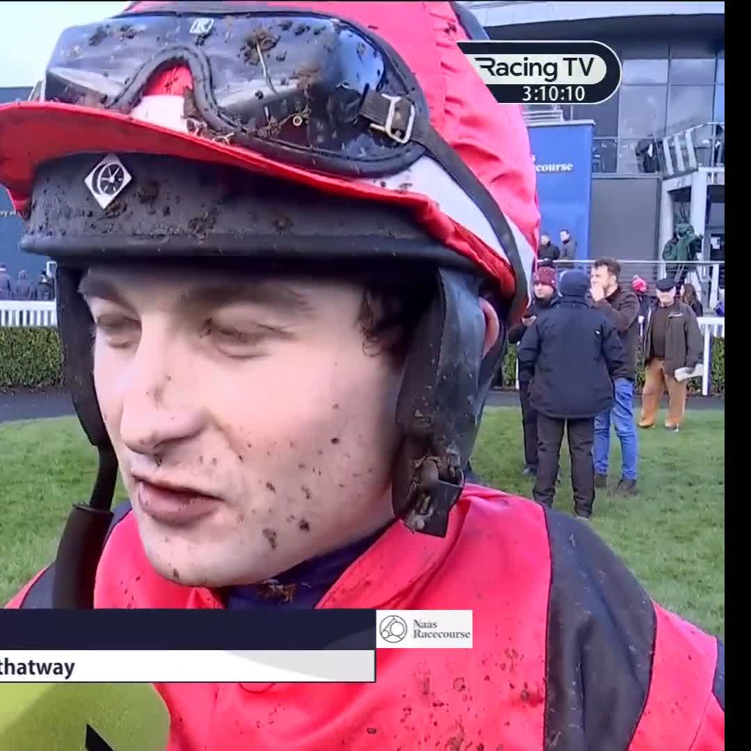 A great chat with Brian Barry after his first winner in the professional ranks 👏 Hopefully plenty more to follow for the former amateur and younger brother of leading point-to-point rider Johnny Barry