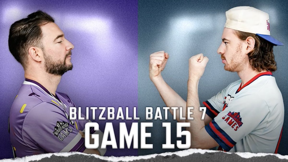 A trip to the title game is on the line! Don't miss today's Blitzball Battle 7 matchup at 11am ET on MLB Network 📺 Jomboy Media | The Warehouse Games