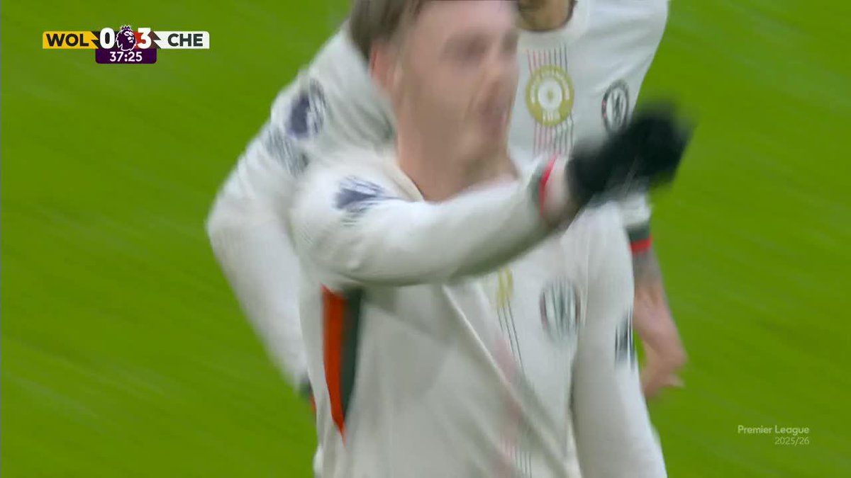 🏴🤯 HAT-TRICK de Cole Palmer en 37', vs Wolverhampton. Así se armó el tercero, con 15 pases y la colaboración hasta del arquero. 😮💨