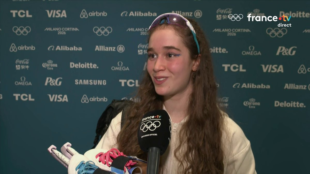 ❄️ #MilanoCortina2026 | 🗣️ "C'était des larmes de joie. Je suis hyper contente de ce que j'ai fait" Violette Braun revient sur son émotion d'après course 🥹 ➡️ Suivez les JO sur France Télévisions :
