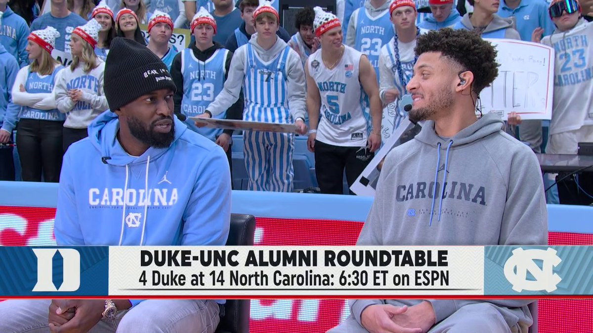 “It’s the best rivalry in sports, so if you don’t come ready to play, then I don’t really know if you’ve got a heartbeat.” The Duke–UNC alumni roundtable breaks down the emotions of the rivalry 🔥