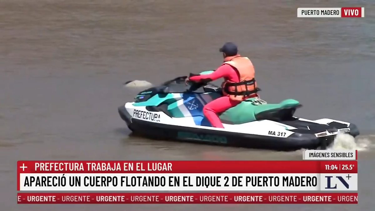 "Puerto Madero": Porque hallaron el cuerpo de un hombre flotando en el Dique 2 de Puerto Madero