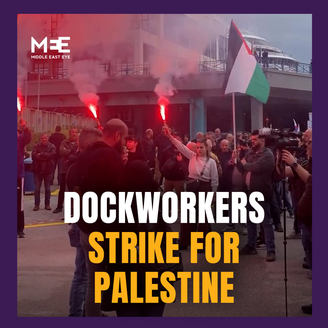 Dockworkers across Greece have launched a historic 24-hour strike as part of a coordinated international movement spanning 20 ports to halt the transport of military equipment to Israel. Centred on the major hubs of Piraeus and Elefsina, the industrial action sees workers from the transport, health, and education sectors joining forces to reject the "militarisation of ports."