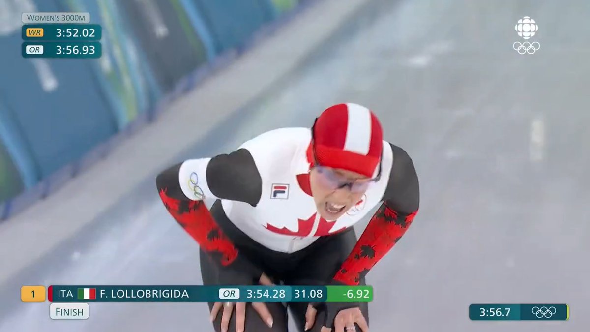 🇨🇦🥉MALTAIS FOR BRONZE 🥉🇨🇦 Valérie Maltais wins Canada's first medal of Milan Cortina 2026 in the women's 3,000m. It's her first individual medal and her third overall, now at her fifth Olympics across her long-track and short-track career.