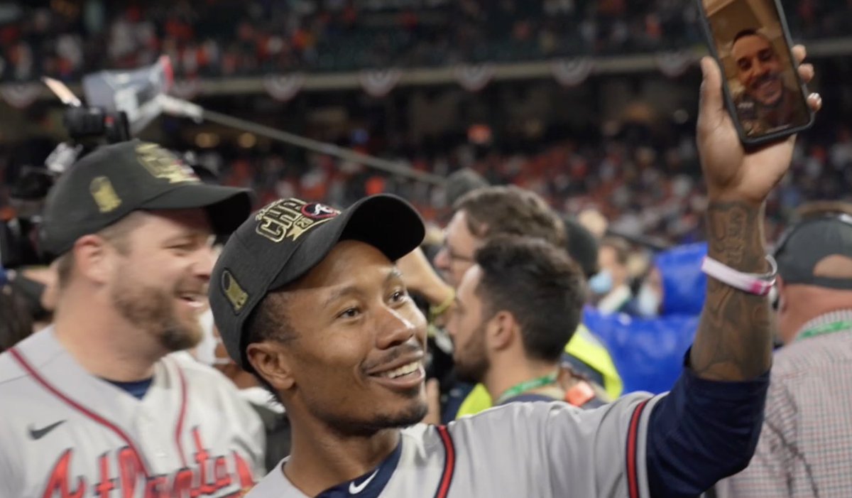 Terrance facetimed Charlie after the Braves won the World Series so that he could celebrate with the team . . 💔