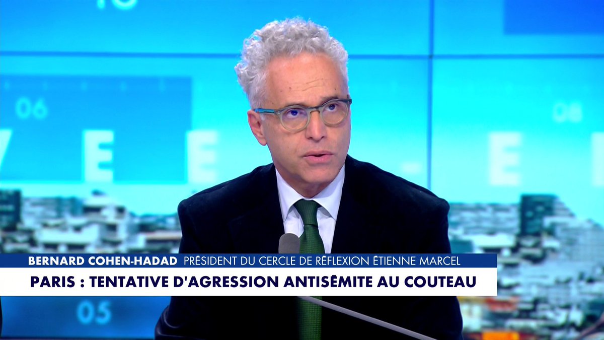«On a une apparence juive, on porte une kippa, on est aujourd'hui en danger, dans une ville qui est Paris», concède Bernard Cohen-Hadad, à propos de la tentative d'agression antisémite au couteau dans la capitale, dans #PunchlineWE