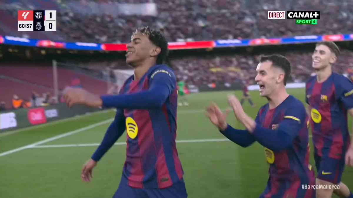 #LaLiga 🇪🇦 : Yamal ! Le génie barcelonais régale le Camp Nou d'une frappe millimétrée 😋