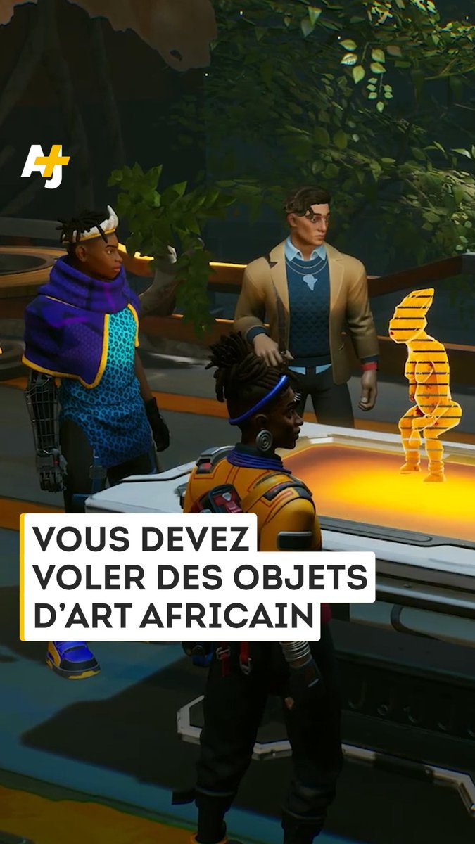 “Est-ce du vol de reprendre ce qui a été volé ?” Dans le jeu vidéo “Relooted”, vous devez récupérer de vrais objets anciens africains exposés dans les musées occidentaux.
