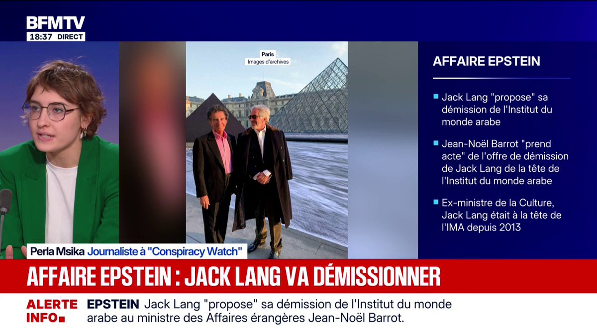 Affaire Epstein: "Toute la confusion autour de cette affaire alimente aujourd'hui le complotisme", explique Perla Msika, journaliste à "Conspiracy Watch"