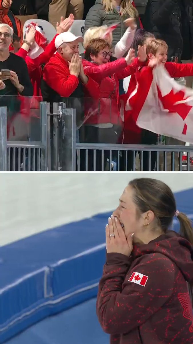 The moment it sunk in 🥹 #MilanoCortina2026