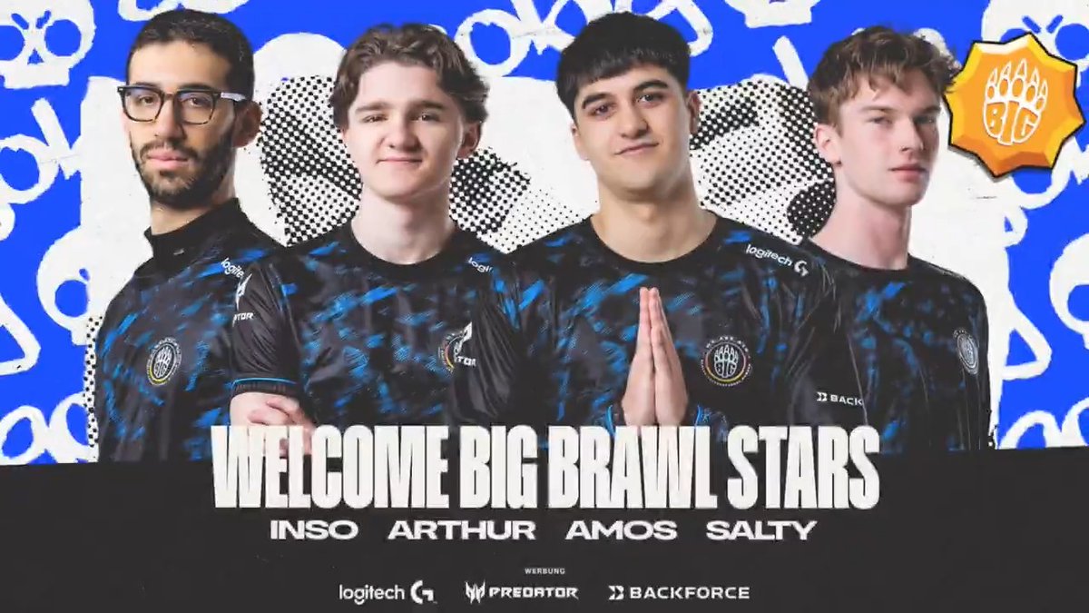 Please welcome our new roster as we enter Brawl Stars ⭐️ 🇦🇹 @Arthuur_abi 🇨🇿 Salty 🇪🇦 amos 🧠 @Insoop7 (Coach) 📊 BIG Plantyse (Analyst) 💪 @epfauge (Manager) 2026 is about to be BIG 🔥