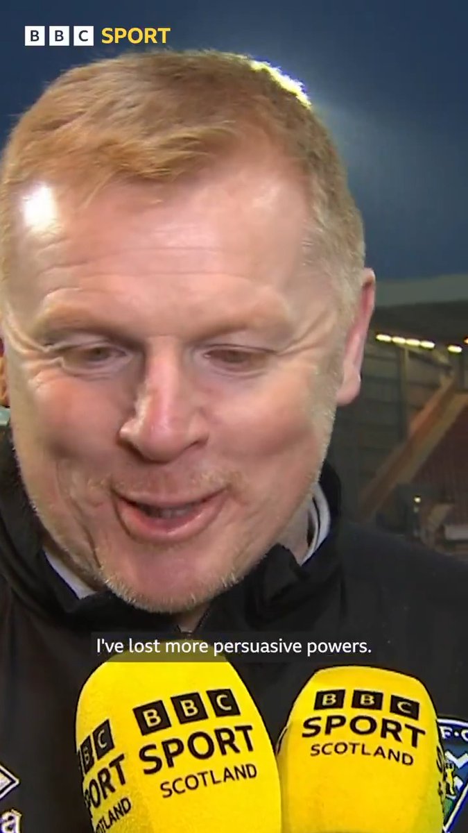 'I was trying to convince the referee... I've lost my persuasive powers' 😅 Neil Lennon says he is 'delighted' as his Dunfermline side beat Kelty Hearts to progress to the Scottish Cup quarter-finals ⤵️ #BBCFootball #ScottishCup