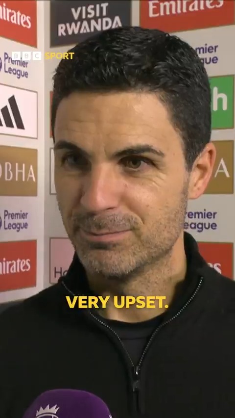 Mikel Arteta jokes he’s “very upset” Arsenal didn’t score from set pieces… even after bagging three open-play goals vs Sunderland 😅