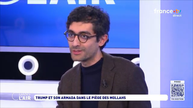 "Le vrai sujet, c'est la bataille culturelle, la bataille des Iraniens de tous les jours. C'est le courage extrême de tous ceux qui défient le régime malgré des risques réels. Malgré le fait que certains soient assassinés, torturés. Ils ne cèdent pas." Farid Vahid #cdanslair