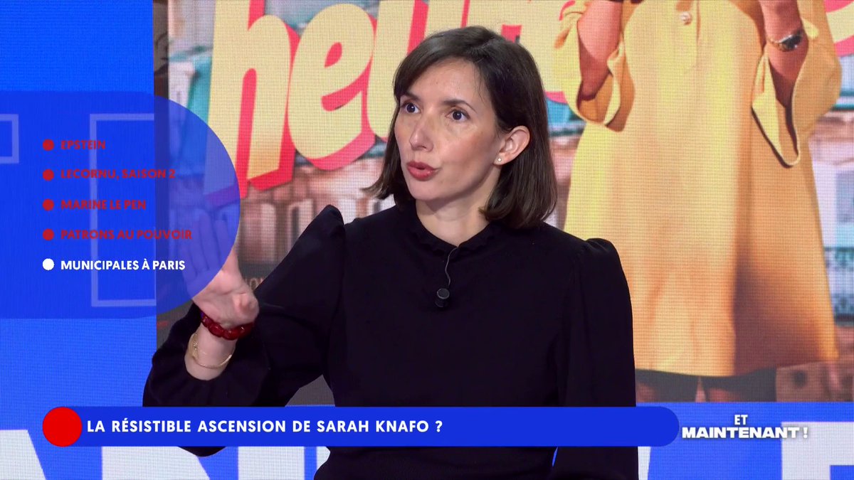 "Au Parlement européen Sarah #Knafo siège dans l'ENS, le groupe le plus radical, en lien avec l'AFD, un parti allemand qui ne s'est pas coupé de ses racines nazies !" virginie riva sur la candidature de #Sarah Knafo à la mairie de Paris #EtMaintenant