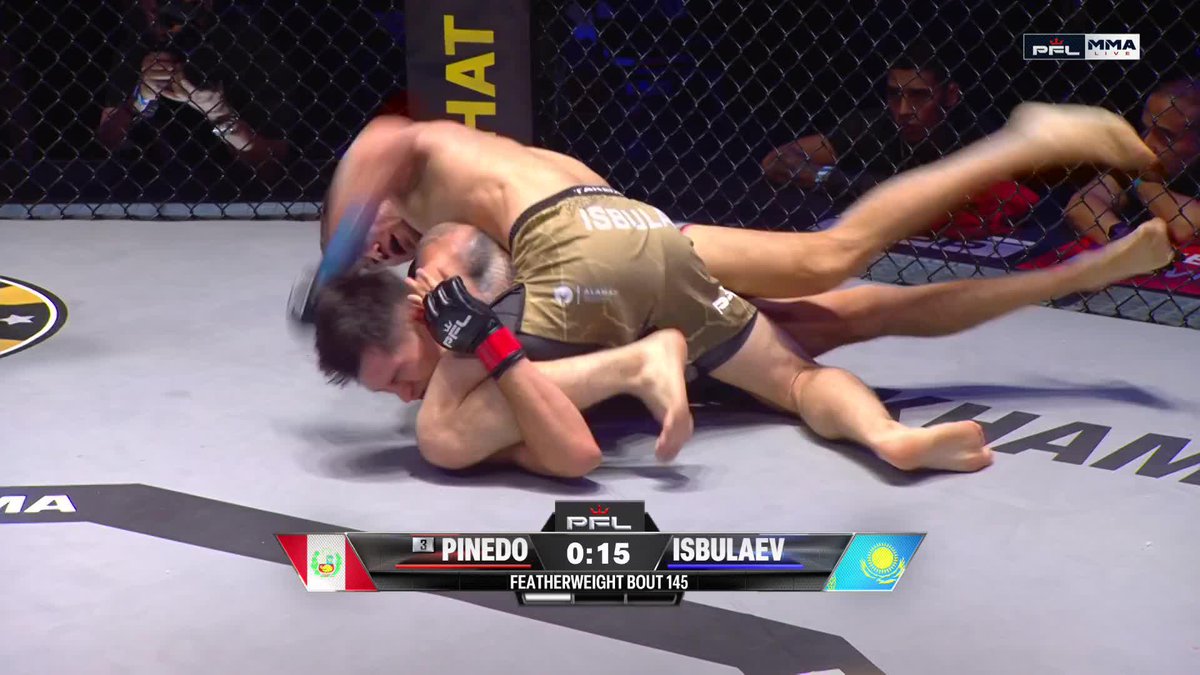 サラマット・イスブラエフが3位 ヘスス・ピネドを1Rで仕留めて、10戦10勝10フィニッシュに！ #PFL